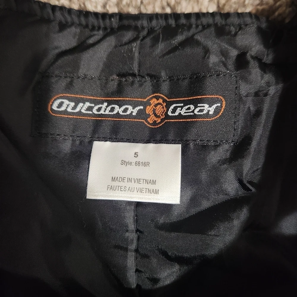 Outdoor Gear Unisex Kid's Cirque Bib - Black, Size 5